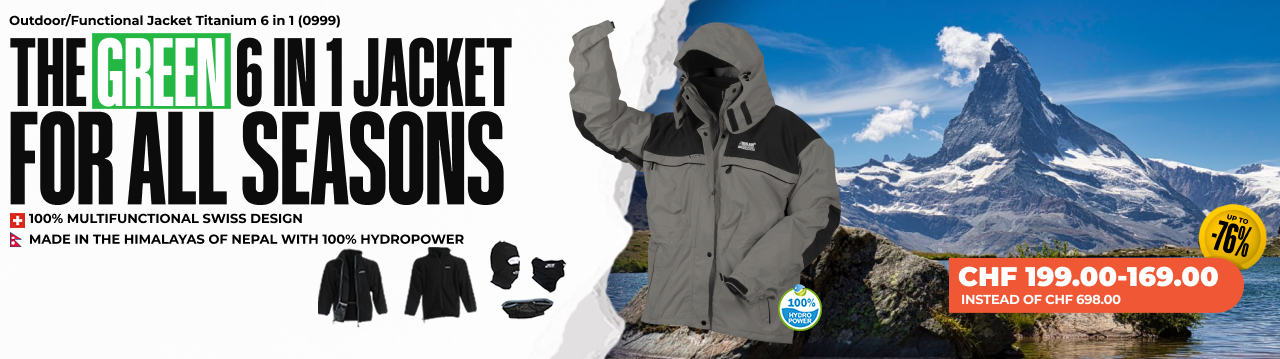 Outdoor/Functional Jacket TITANIUM 6IN1 (0999) - Men/Women