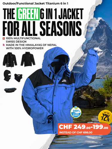 Outdoor/Functional Jacket TITANIUM 6IN1 - Men/Women