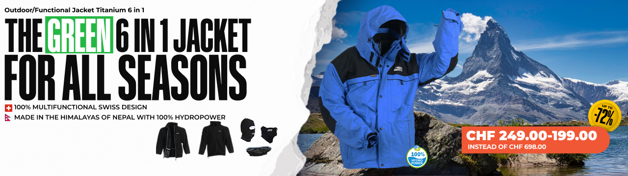 Outdoor/Functional Jacket TITANIUM 6IN1 - Men/Women