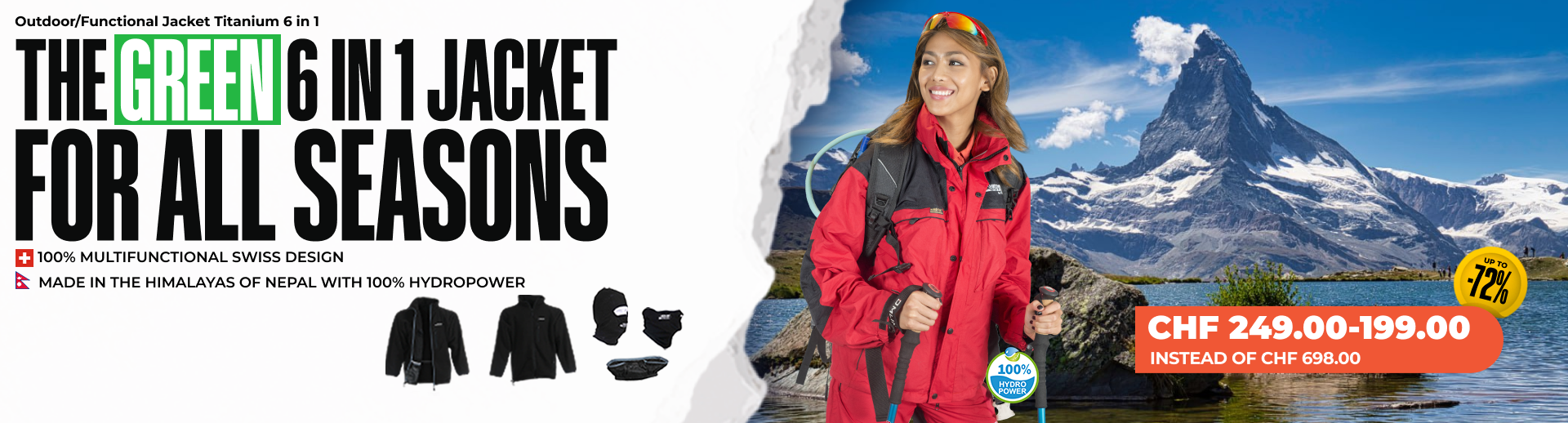 Outdoor/Functional Jacket TITANIUM 6IN1 - Women