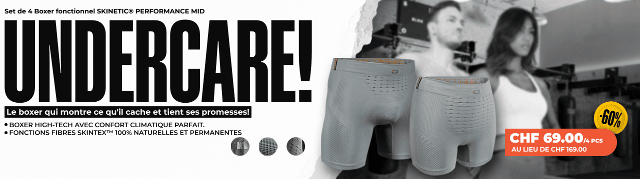 Set de 4 Boxer fonctionnel SKINETIC® PERFORMANCE MID - Homme/Femme