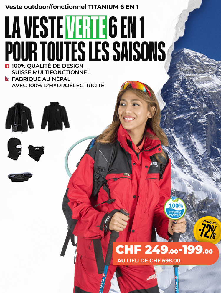 Veste outdoor/fonctionnel TITANIUM 6 EN 1 - Femme Veste outdoor/fonctionnel TITANIUM 6 EN 1 - Femme