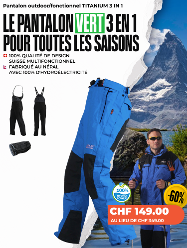 Pantalon outdoor/fonctionnel TITANIUM 3 IN 1 - Homme/Femme