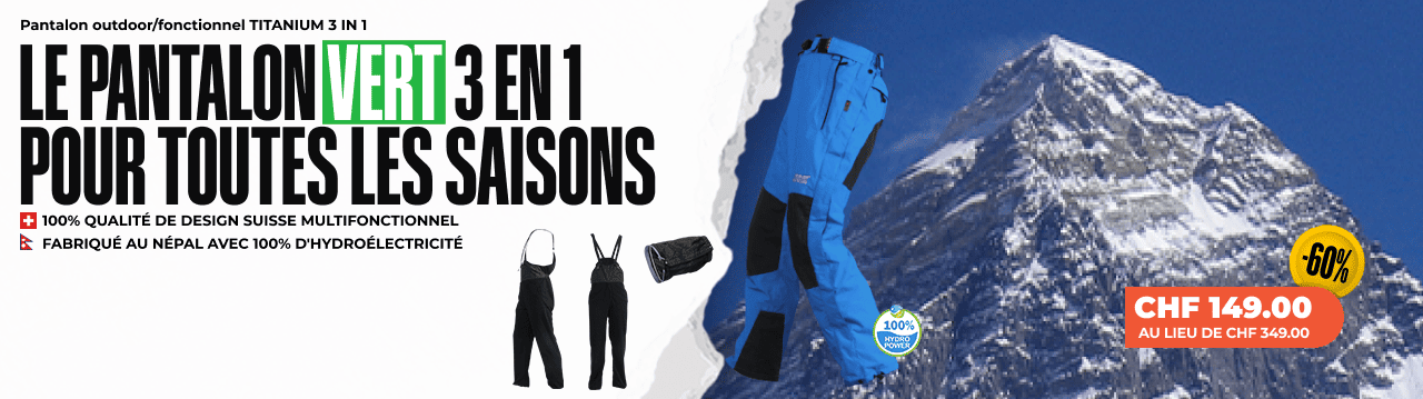 Pantalon outdoor/fonctionnel TITANIUM 3 IN 1 - Homme/Femme Pantalon outdoor/fonctionnel TITANIUM 3 IN 1 - Homme/Femme