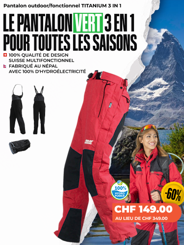 Pantalon outdoor/fonctionnel TITANIUM 3 IN 1 - Femme