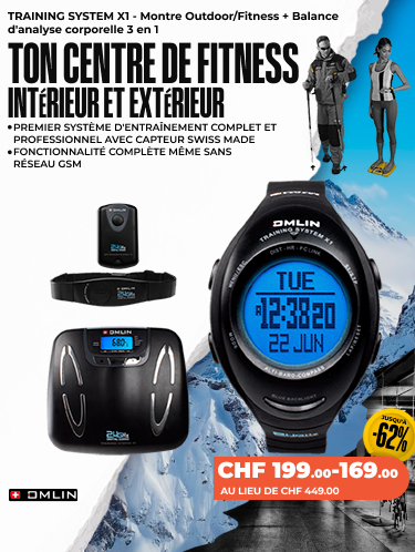 TRAINING SYSTEM X1 - Montre de fitness & d'extérieur + Balance d'analyse pour la forme du corps 3 en 1 (+ Optionnel : GPS POD X-TENSION) TRAINING SYSTEM X1 - Montre de fitness & d'extérieur + Balance d'analyse pour la forme du corps 3 en 1 (+ Optionnel : GPS POD X-TENSION)