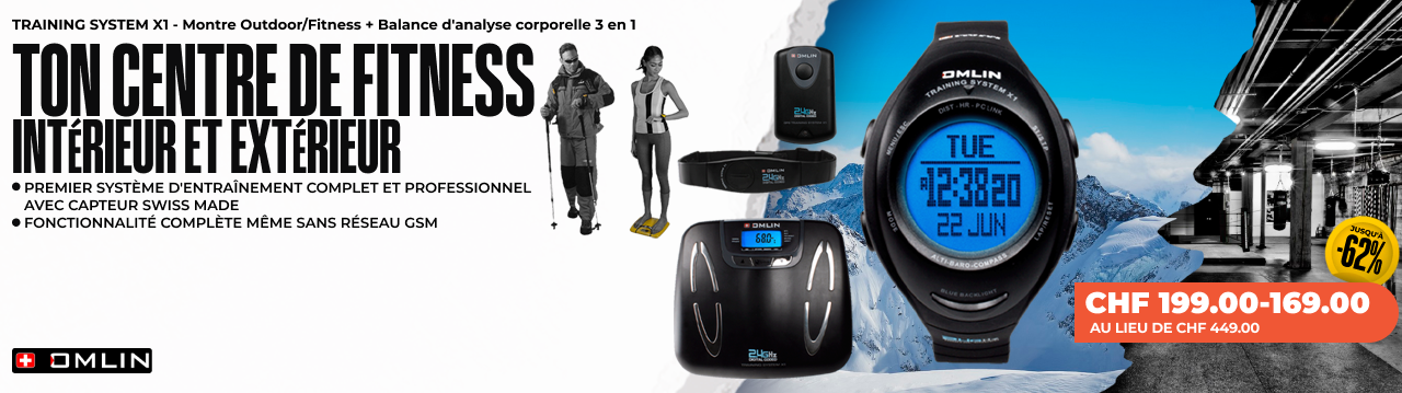 TRAINING SYSTEM X1 - Montre de fitness & d'extérieur + Balance d'analyse pour la forme du corps 3 en 1 (+ Optionnel : GPS POD X-TENSION) TRAINING SYSTEM X1 - Montre de fitness & d'extérieur + Balance d'analyse pour la forme du corps 3 en 1 (+ Optionnel : GPS POD X-TENSION)