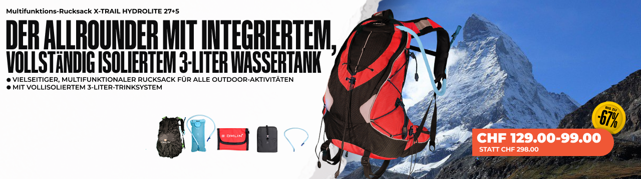 Multifunktions-Rucksack X-TRAIL HYDROLITE 27+5
