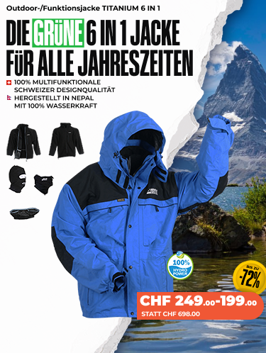 Outdoor/Funktionsjacke TITANIUM 6IN1 - Herren/Damen