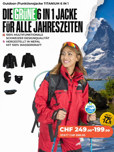 Outdoor/Funktionsjacke TITANIUM 6IN1 - Damen