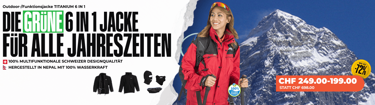 Outdoor/Funktionsjacke TITANIUM 6 IN 1 - Damen