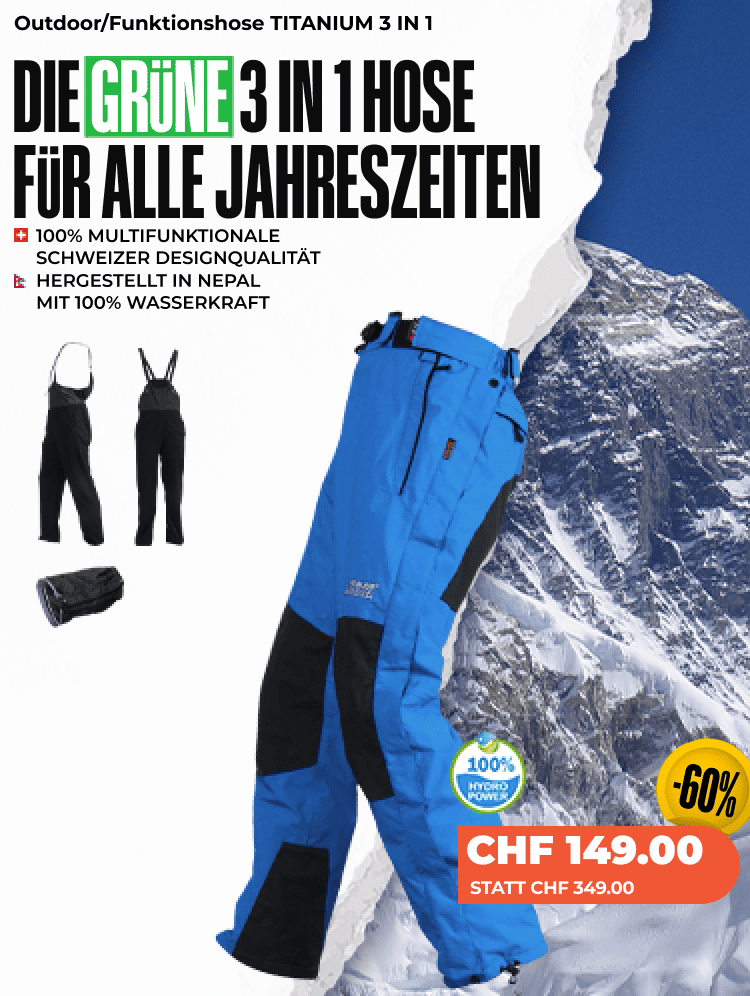 Outdoor-/Funktionshose TITANIUM 3 IN 1 - Herren/Damen