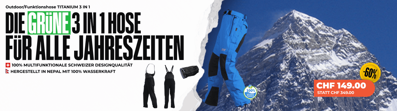 Outdoor-/Funktionshose TITANIUM 3 IN 1 - Herren/Damen