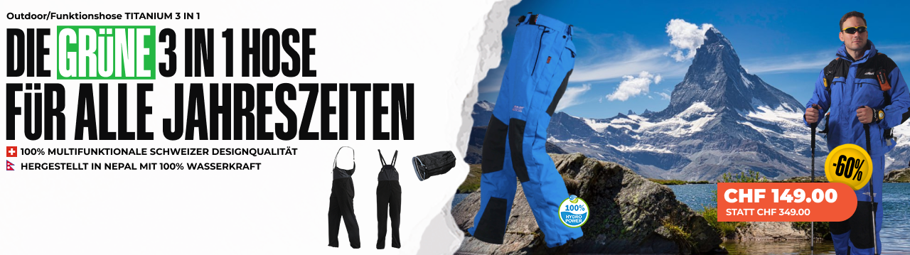 Outdoor-/Funktionshose TITANIUM 3 IN 1 - Herren/Damen