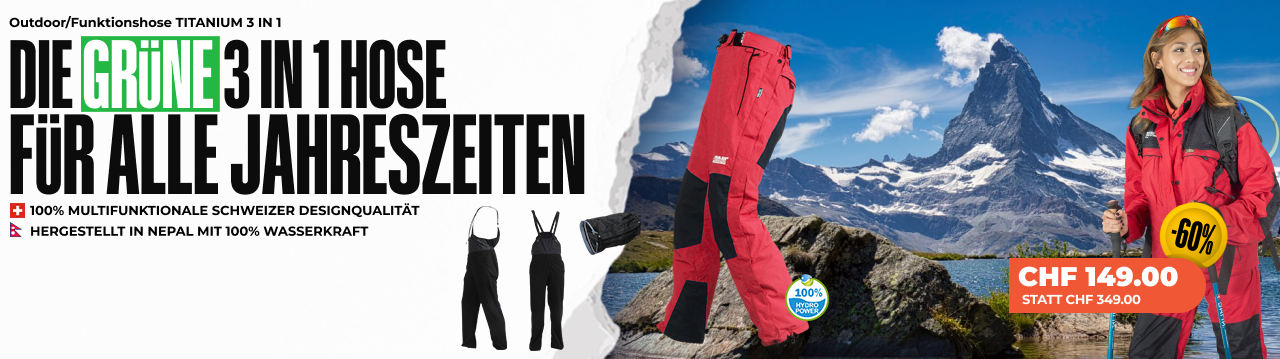 Outdoor-/Funktionshose TITANIUM 3 IN 1 - Damen