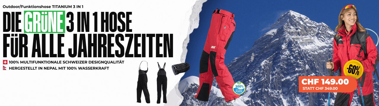 Outdoor-/Funktionshose TITANIUM 3 IN 1 - Damen