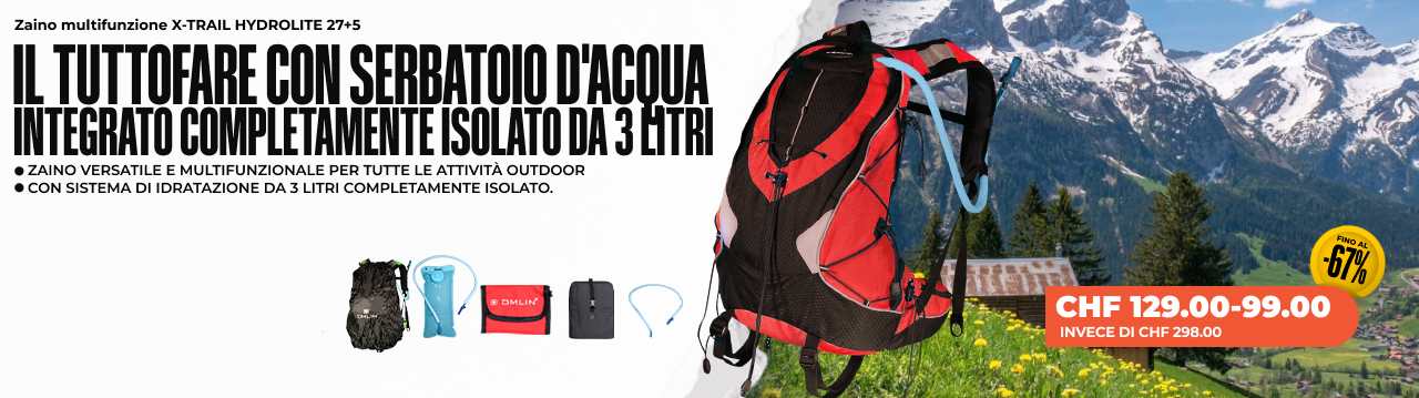 Zaino multifunzione X-TRAIL HYDROLITE 27+5 Zaino multifunzione X-TRAIL HYDROLITE 27+5