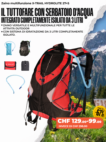 Zaino multifunzione X-TRAIL HYDROLITE 27+5 Zaino multifunzione X-TRAIL HYDROLITE 27+5