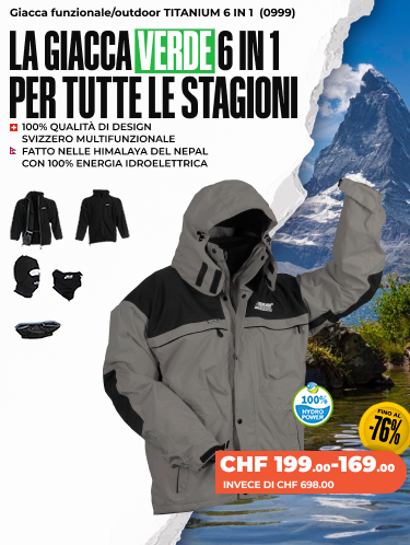 Giacca outdoor/funzionale TITANIUM 6IN1 (0999) - Uomo/Donna