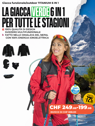 Giacca outdoor/funzionale TITANIUM 6IN1 - Donna