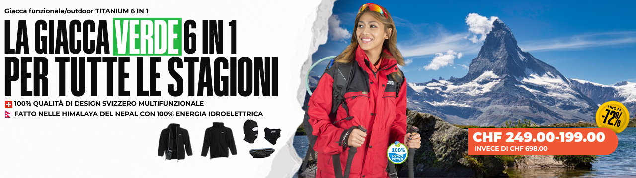 Giacca outdoor/funzionale TITANIUM 6IN1 - Donna