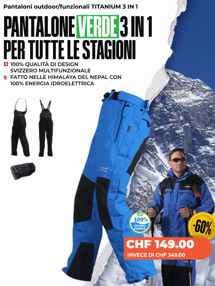 Pantaloni outdoor/funzionali TITANIUM 3 IN 1 - Uomo Pantaloni outdoor/funzionali TITANIUM 3 IN 1 - Uomo