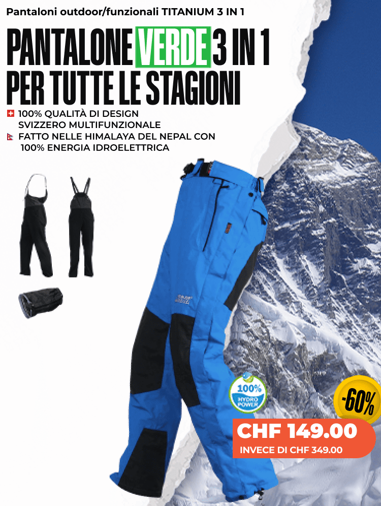 Pantaloni outdoor/funzionali TITANIUM 3 IN 1 - Uomo/Donna Pantaloni outdoor/funzionali TITANIUM 3 IN 1 - Uomo/Donna