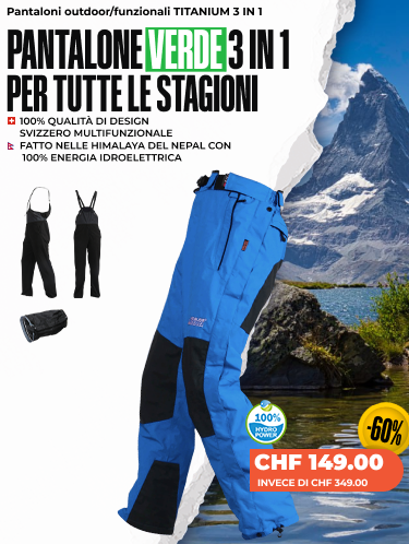 Pantaloni outdoor/funzionali TITANIUM 3 IN 1 - Uomo/Donna