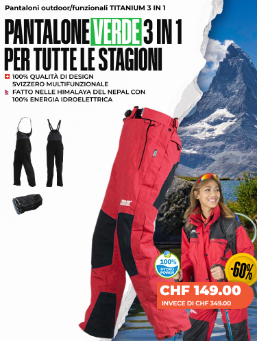 Pantaloni outdoor/funzionali TITANIUM 3 IN 1 - Donna